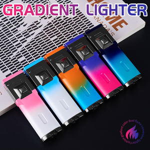 <span class=keywords><strong>Briquet</strong></span> torche Twinfire en métal, logo personnalisé, <span class=keywords><strong>briquet</strong></span> multicolores, cadeau, <span class=keywords><strong>briquet</strong></span> d'extérieur - Product Image 5