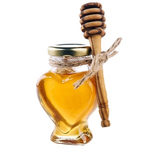 Botellas <span class=keywords><strong>de</strong></span> vidrio con forma <span class=keywords><strong>de</strong></span> corazón <span class=keywords><strong>para</strong></span> miel dulce, paquetes con Dipper <span class=keywords><strong>de</strong></span> miel <span class=keywords><strong>de</strong></span> madera, 100g, 250g, 500g - Product Image 5