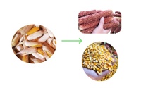 Petite utilisation agricole commerciale d'épluchage et de batteuse de maïs