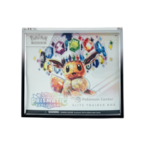 Boîte de présentation en acrylique personnalisée, moderne, résistante aux UV, avec bordure de couleur dégradée, légère, pour boîte d'entraînement d'élite Pokémon TCG
