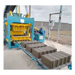 QT4-15concrete hollow block making machine sales price to Congo