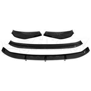 Spoiler Anteriore Retrofitting Haosheng in Plastica Nero Lucido 4 Pezzi per <span class=keywords><strong>Ford</strong></span> <span class=keywords><strong>Transit</strong></span> <span class=keywords><strong>Custom</strong></span> 2017 - 2023 - Product Image 5