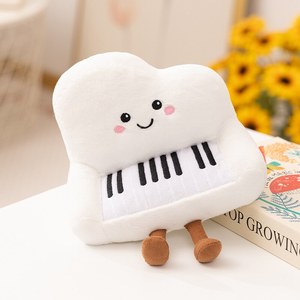 Juguetes de Peluche de Guitarra y Violín con Diseño de Dibujos Animados, Instrumentos Musicales de Peluche Personalizados para Regalo Infantil - Product Image 4