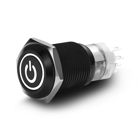 19mm 6 Pin Dpdt 12v 220v 250v Push Button on off Switch| Alibaba.com