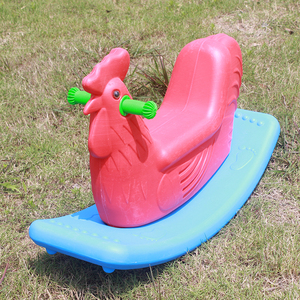 2020 गर्म बिक्री रंगीन बच्चों की सवारी पर जानवरों खिलौना इनडोर प्लास्टिक बच्चे उपहार के लिए घोड़े का घोड़ा - Product Image 3