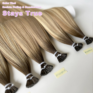Le estensioni dei capelli umani 100% evidenziano la personalizzazione delle estensioni delle estensioni dei capelli marrone scuro biondo platino - Product Image 1