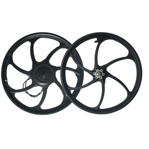 Motor de cubo de 48V 500W 36V 48V 350W DC engranaje sin escobillas Motor de cubo de bicicleta de 20 pulgadas con ruedas delanteras para bicicleta de disco eléctrica - Product Image 4