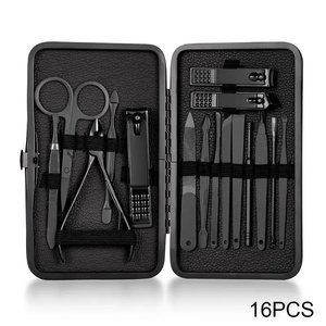 <span class=keywords><strong>Kit</strong></span> <span class=keywords><strong>Professionale</strong></span> 16 Pezzi in Acciaio Inossidabile per la Cura delle <span class=keywords><strong>Unghie</strong></span>, Set Manicure e Pedicure per Uomo e Donna con Elegante Scatola - Product Image 5