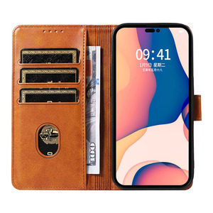 Anti Drop Back Cover Pu cuero fuerte magnético Flip funda para <span class=keywords><strong>Google</strong></span> Pixel 6 Pro - Product Image 4