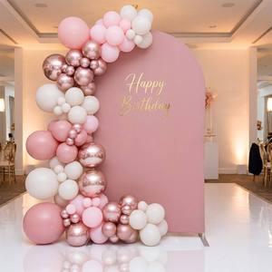Arco de Fondo Curvo de 4x7 pies, Estructura de Aluminio Reforzado de 32mm, Envío Rápido, Disponible en Stock <span class=keywords><strong>Local</strong></span>, Pared de Boda Chiara Arch - Product Image 4