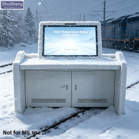 Système de console d'opérateur ferroviaire robuste, testé aux chocs selon la norme IEC 61373, équipement de console embarqué dans le train