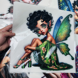 Autocollants en plastisol de haute qualité pour impression DTF, motifs <span class=keywords><strong>Betty</strong></span> Doll à transfert thermique sur demande pour t-shirts - Product Image 2