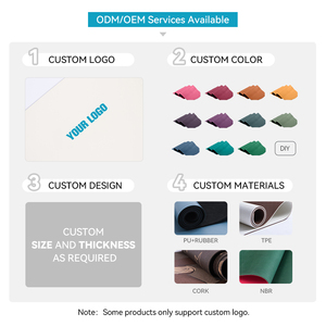 Hoogwaardige waterdichte EVA yogamat voor oefeningen, duurzaam, comfortabel, op maat gemaakte antislip textuur, pilatesmat met ophanggaten - Product Image 4