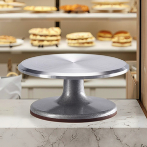 Plato Giratorio para Tartas Redondo y Resistente de Aleación de Aluminio OEM/ODM Más Vendido de Fábrica, Herramienta Superior para Repostería y Pastelería - Product Image 1