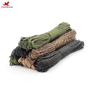 Corde de Paracorde 7 Brins 550 pour Camping, Randonnée et Escalade, Longueur 31m, Capacité 4mm, Extérieur, RTS, Commande en Gros Mixte - Product Image 1