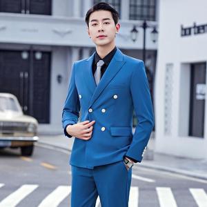 Traje de Hombre de Negocios, Cómodo, Cruzado, Estilo Blazer, en Oferta - Product Image 3