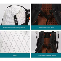 Sac de Camping en Nylon Voyage Escalade Trekking Randonnée Sac à Dos 45L Personnalisé Montagne X-Pac Tissu Sac à Dos