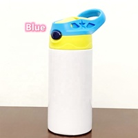 Vaso Térmico de Acero Inoxidable para Bebés SAIMENG con Asa de Color, Capacidad de 350 ml, Aislamiento Térmico de 6 a 12 Horas, Ecológico