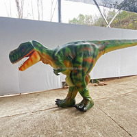 Costumes de dinosaure grandeur nature artificiels robe de costume animatronique de marche