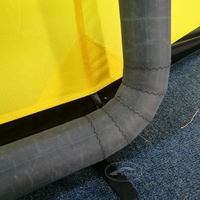 Fabrication sur mesure de tente de camping avec cadre gonflable en tube d'air, support de poteau de faisceau d'air extérieur, avec soupape de décharge de surpression