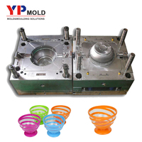 Moule d'injection plastique bicolore personnalisé pour boîte à lunch PVC ABS silicone métal pour appareil ménager et couvercle de bac à légumes