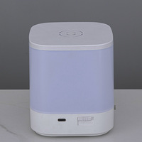 Veilleuse d'ambiance LED minimaliste moderne pour chambres à coucher petite taille de luxe carré contrôle tactile usine batterie en plastique personnalisée