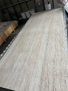 Nouvelle conception 2024, travertin italien, <span class=keywords><strong>grand</strong></span> <span class=keywords><strong>format</strong></span>, <span class=keywords><strong>feuille</strong></span> <span class=keywords><strong>de</strong></span> <span class=keywords><strong>placage</strong></span> souple, résistant au gel et au dégel, pierre <span class=keywords><strong>de</strong></span> revêtement - Product Image 4