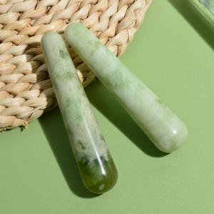 Tongkat akupuntur batu giok alami untuk wajah tubuh & alat kecantikan pena Pijat Refleksi Kaki & wajah tubuh - Product Image 2