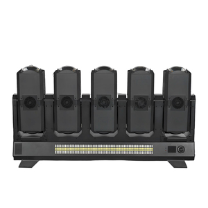 Projecteur à tête mobile 380W avec <span class=keywords><strong>iris</strong></span> 540, rotation panoramique 270°, inclinaison, contrôle DMX512, indice de protection IP33, intérieur/extérieur, pour mariage, festival, concert - Product Image 4
