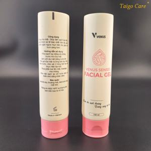 Tube cosmétique vide personnalisé en PE blanc de 80 ml, 100 ml, 120 ml, tube souple à presser pour soins de la peau avec bouchon coréen à clapet - Product Image 2