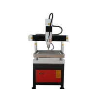 Mini machine de bureau de routeur en bois CNC 4040 avec tuyau d'air et d'eau prix compétitif