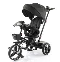 Tricycle Spécial Style Tricycle avec Musique MP3 et Lumières, Cadre en Acier, 4-en-1, Chaise Inclinable à Trois Roues en Plastique pour Enfants de 1 à 4 Ans