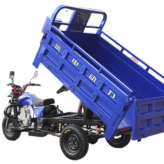 Cargo Motorcycle Fuel Oil Gasoline Motor heavy duty Tricycle 150CC 200CC air-cooling 250CC water-cooling Cargo Tricycle
