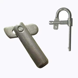 Goupille de verrouillage pour échafaudage en acier, goupille de verrouillage pour cadre d'échafaudage, goupille à bascule - Product Image 1