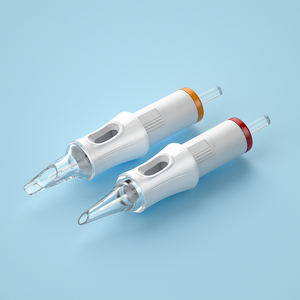 Suministro de máquina de pluma de tatuaje rotativa profesional Delineador redondo Sombra <span class=keywords><strong>Agujas</strong></span> de cartucho de tatuaje esterilizadas de silicona suave - Product Image 6