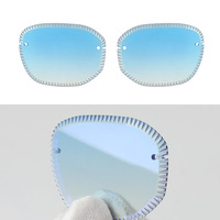Sifier – Vente en gros de verres de lunettes de soleil en nylon personnalisés, verres de lunettes de soleil sans monture de luxe et tendance pour créateurs