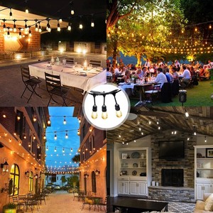 Luz al aire libre impermeable patio jardín boda luz cuerda parte navidad gsrden china diwali decoración solar led cadena luz - Product Image 2