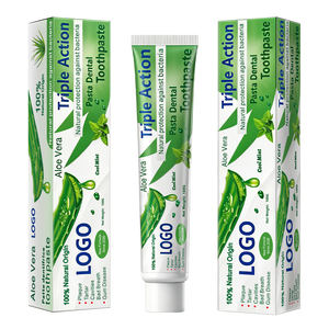 Dentifricio all'Aloe Vera 100g, <span class=keywords><strong>Pasta</strong></span> Dentale Naturale Sbiancante e Antibatterica 120g, Fornitura Diretta dalla Fabbrica - Product Image 3