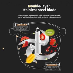 USB elettrico Mini Mixer aglio processore senza fili bambino, frullatore ricaricabile cibo chopper/ - Product Image 2