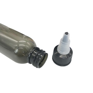 Customize Plastic 15ml -150ml PET Round Shape Hair Oil <b>Squeeze</b> <b>Bottle</b> With Nozzle Applicator - Product Image 6