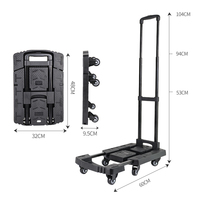 Chariot utilitaire pliant pliable Wagon Chariots à main Chariots Handtruck Chariot à main pliable