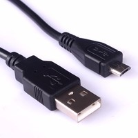 Chargeur Micro USB de haute qualité Câble Micro USB 5 broches 1-1.5M Conducteur en cuivre Tresse Blindage USB 2.0 B Transfert de caméra Android