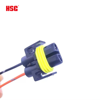 Neue T10 T15 W5W 168 194 501 LED-Glühbirnen-Sockelkabel 13cm für VW CC Innenbeleuchtung Grünes Gummi 12V FSYLX
