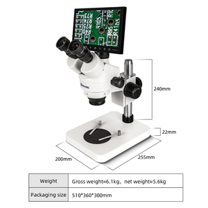 Murzider kính hiển vi Stereo trinocular với một 9-inch màn hình hiển thị MSD202B1-T-9C - Product Image 2
