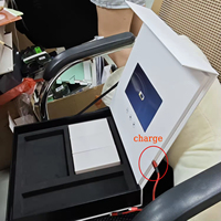 Boîte de fleur vidéo de parfum de lecture automatique avec écran LCD de 7 pouces en relief mat laminé pour boîte d'emballage cosmétique de crème pour le visage