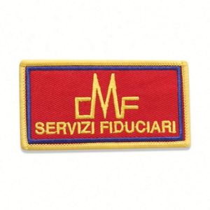 Mác thêu tùy chỉnh cho mũ, Mác thêu ủi lên quần áo, Mặt sau có móc và vòng, Mác dệt - Product Image 2