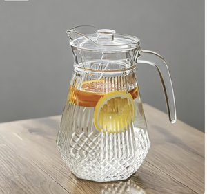 <span class=keywords><strong>En</strong></span> gros, Ensemble de pichets et de carafes <span class=keywords><strong>en</strong></span> <span class=keywords><strong>verre</strong></span> pour <span class=keywords><strong>eau</strong></span> froide et thé, avec tasses, pour la maison, les fêtes, les hôtels et les restaurants - Product Image 4