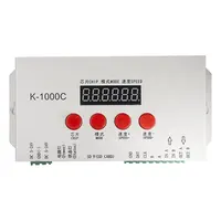 Controlador de luz led de píxeles programable, Digital, WS2811, WS2812B, K-1000C, 2048 píxeles