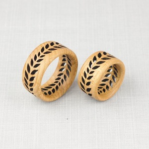 Juego de Anillos para Servilletas de Madera Reutilizables de Proveedor Indio para Mesa de Comedor Estilo Rústico, Accesorio de Cocina de Madera Natural Disponible para la Venta - Product Image 5