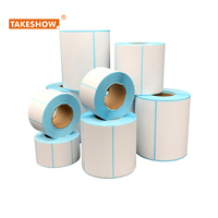 Rouleau d'étiquettes autocollantes thermo-colorées, papier pour transfert de chaleur, code barre